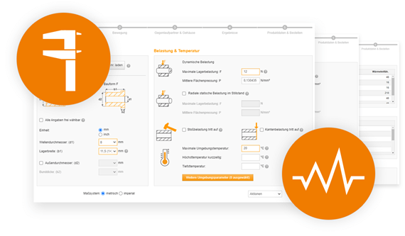 Konfigurator łożysk ślizgowych